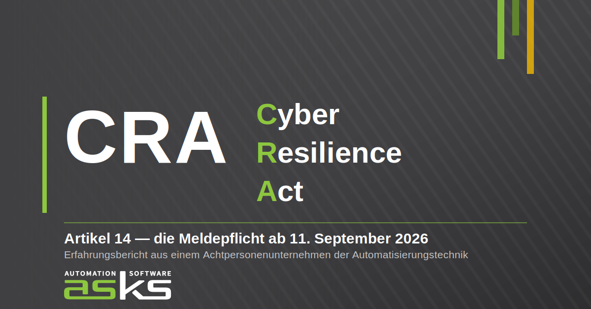 Cyber Resilience Act – Article 14, the reporting obligation from 11 September 2026
